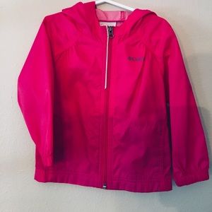 Girls Columbia windbreaker